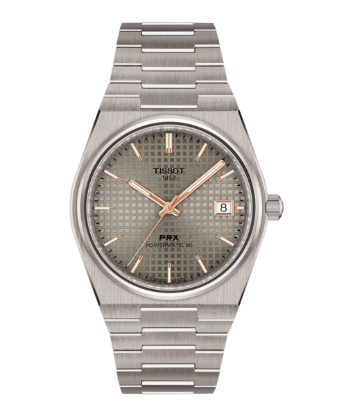OROLOGIO TISSOT PRX POWERMATIC 80 TITANIUM 38mm T1378074406100 OROLOGIO TISSOT PRX POWERMATIC 80 TITANIUM 38mm T1378074406100