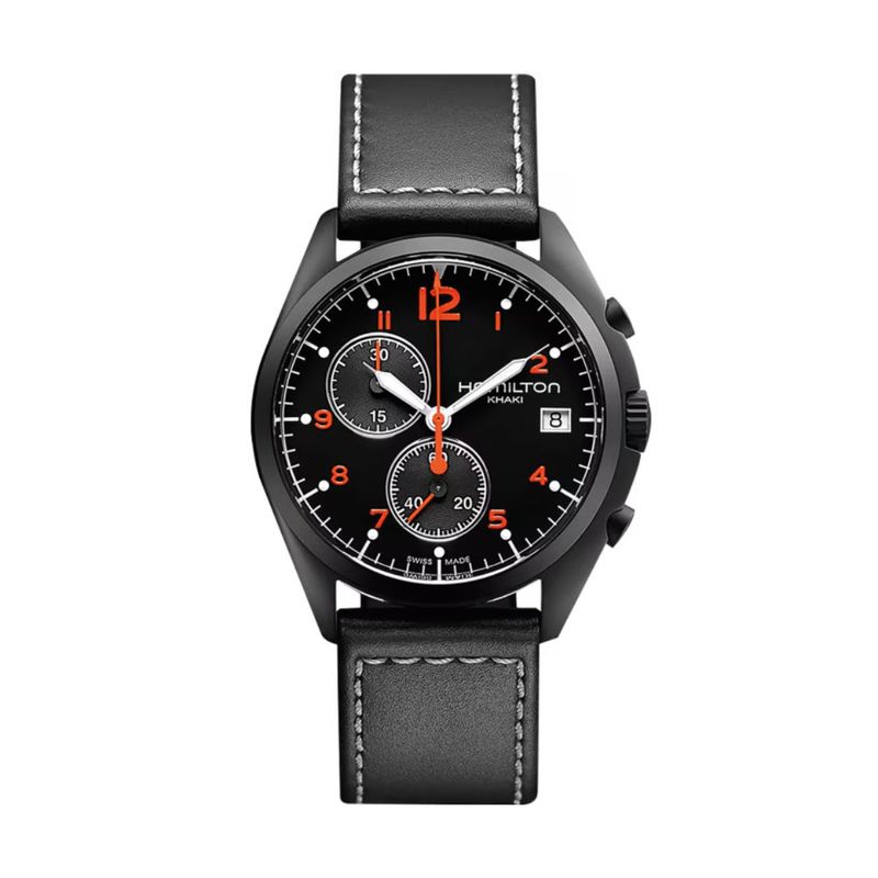 OROLOGIO HAMILTON KHAKI AVIATION PILOT PIONEER CHRONO QUARTZ H76582733 OROLOGIO HAMILTON KHAKI AVIATION PILOT PIONEER CHRONO QUARTZ H76582733