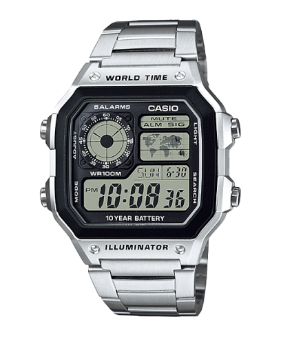 OROLOGIO CASIO MULTIFUNZIONE AE-1200WHD-1AVEF OROLOGIO CASIO MULTIFUNZIONE AE-1200WHD-1AVEF