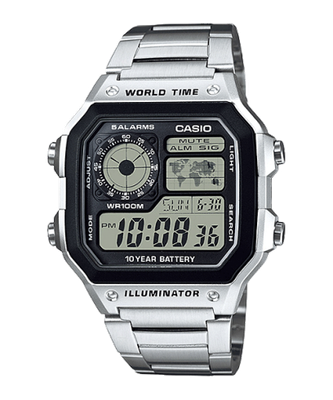 OROLOGIO CASIO MULTIFUNZIONE AE-1200WHD-1AVEF