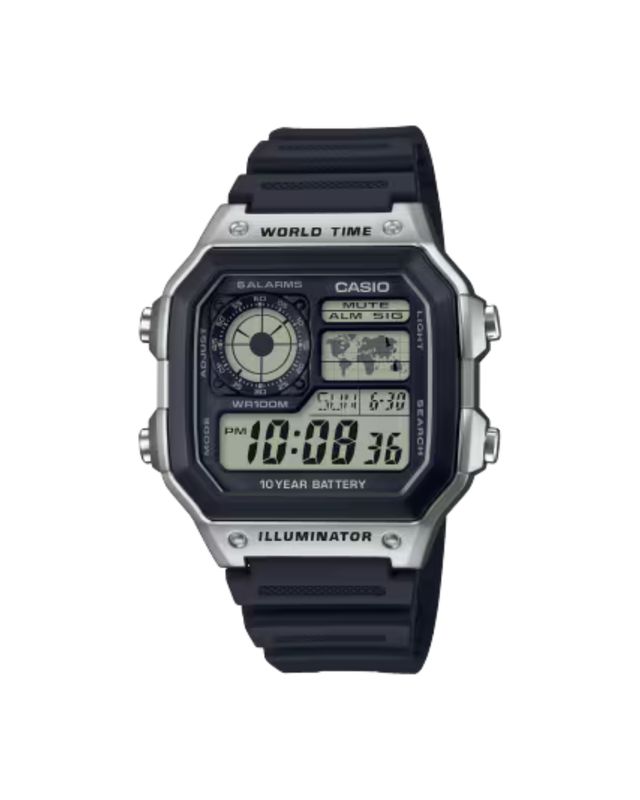 OROLOGIO CASIO MULTIFUNZIONE AE-1200WH-1CVEF OROLOGIO CASIO MULTIFUNZIONE AE-1200WH-1CVEF