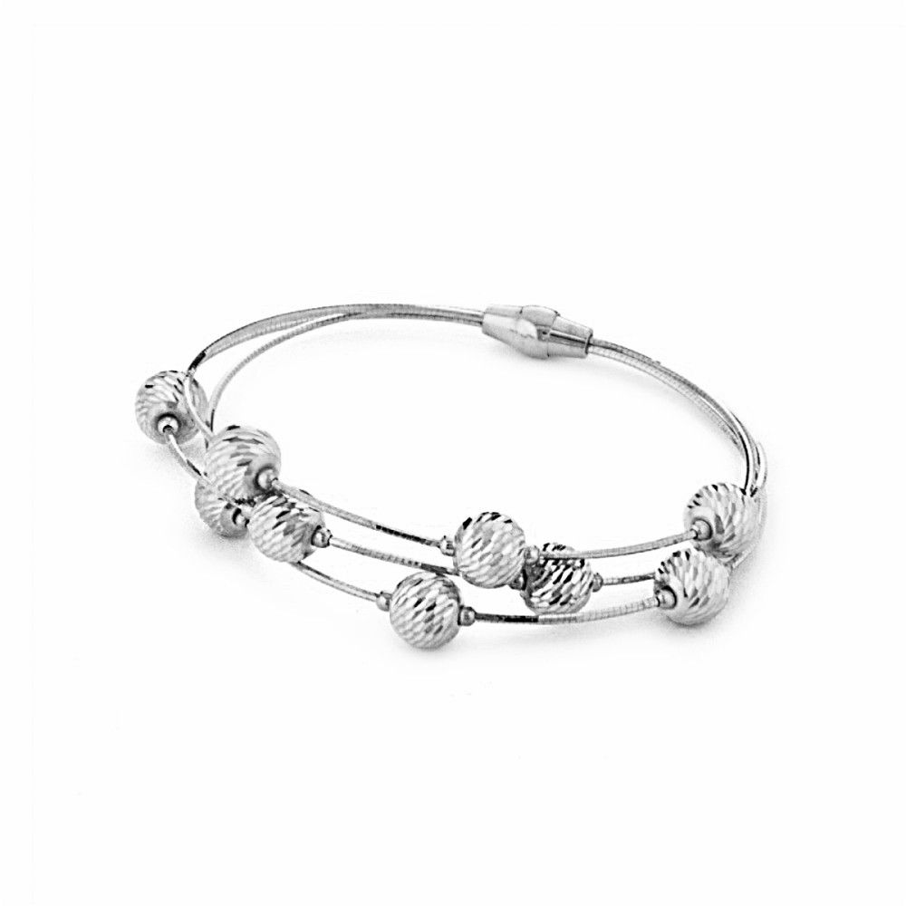 Marcello Pane Bracciale multifilo boules - Twist