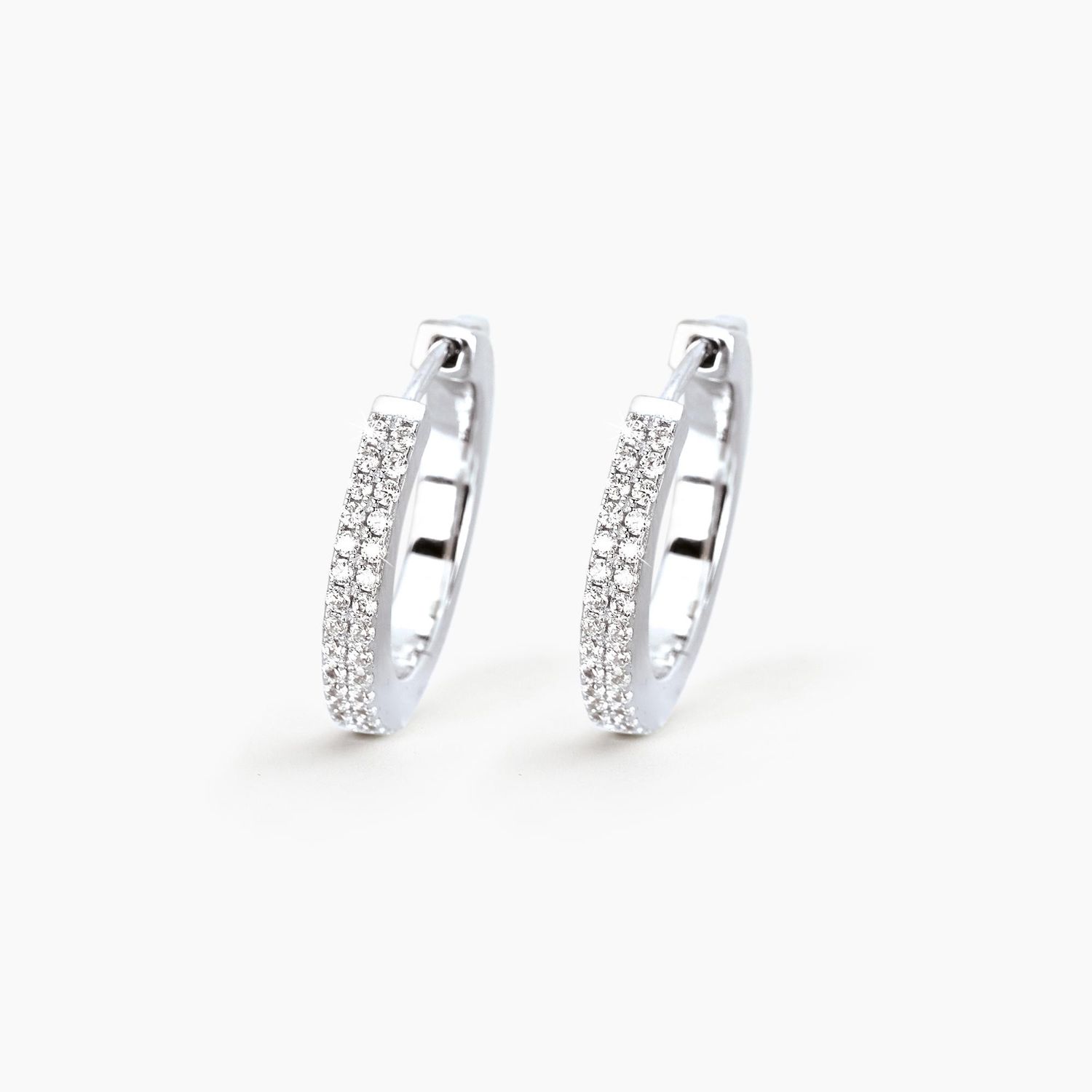 MABINA ORECCHINI A CERCHIO GRANDE CON ZIRCONI