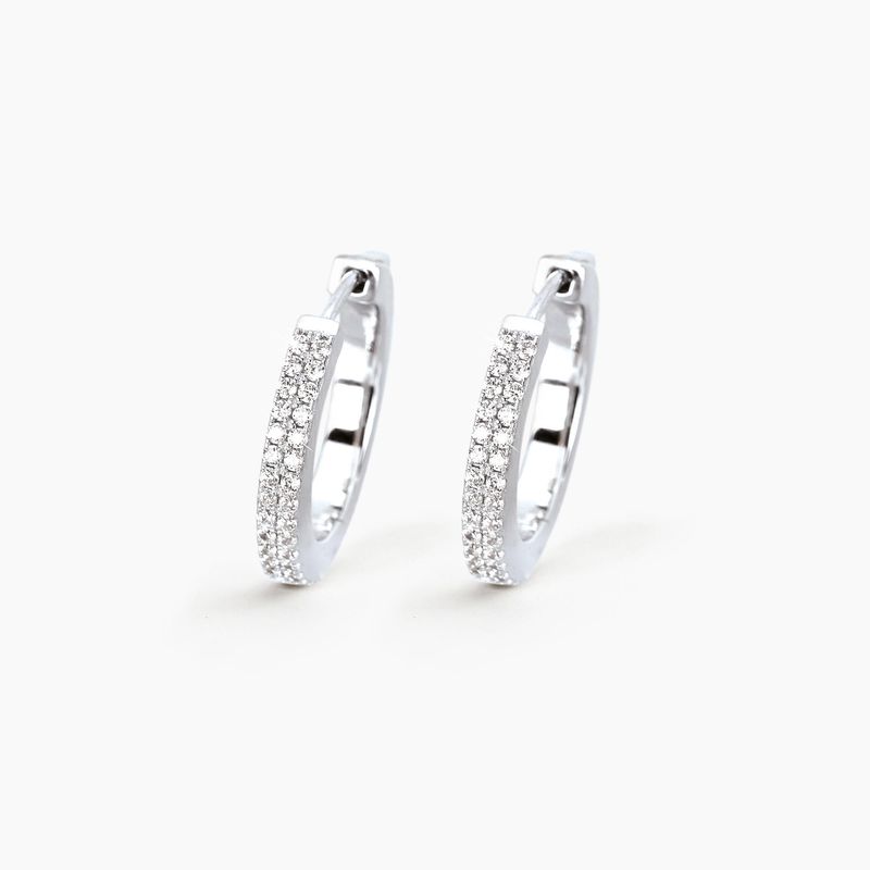 MABINA ORECCHINI A CERCHIO GRANDE CON ZIRCONI