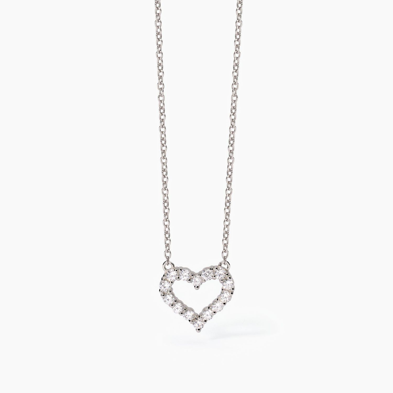 MABINA GIORCOLLO CIONDOLO A CUORE E ZIRCONI