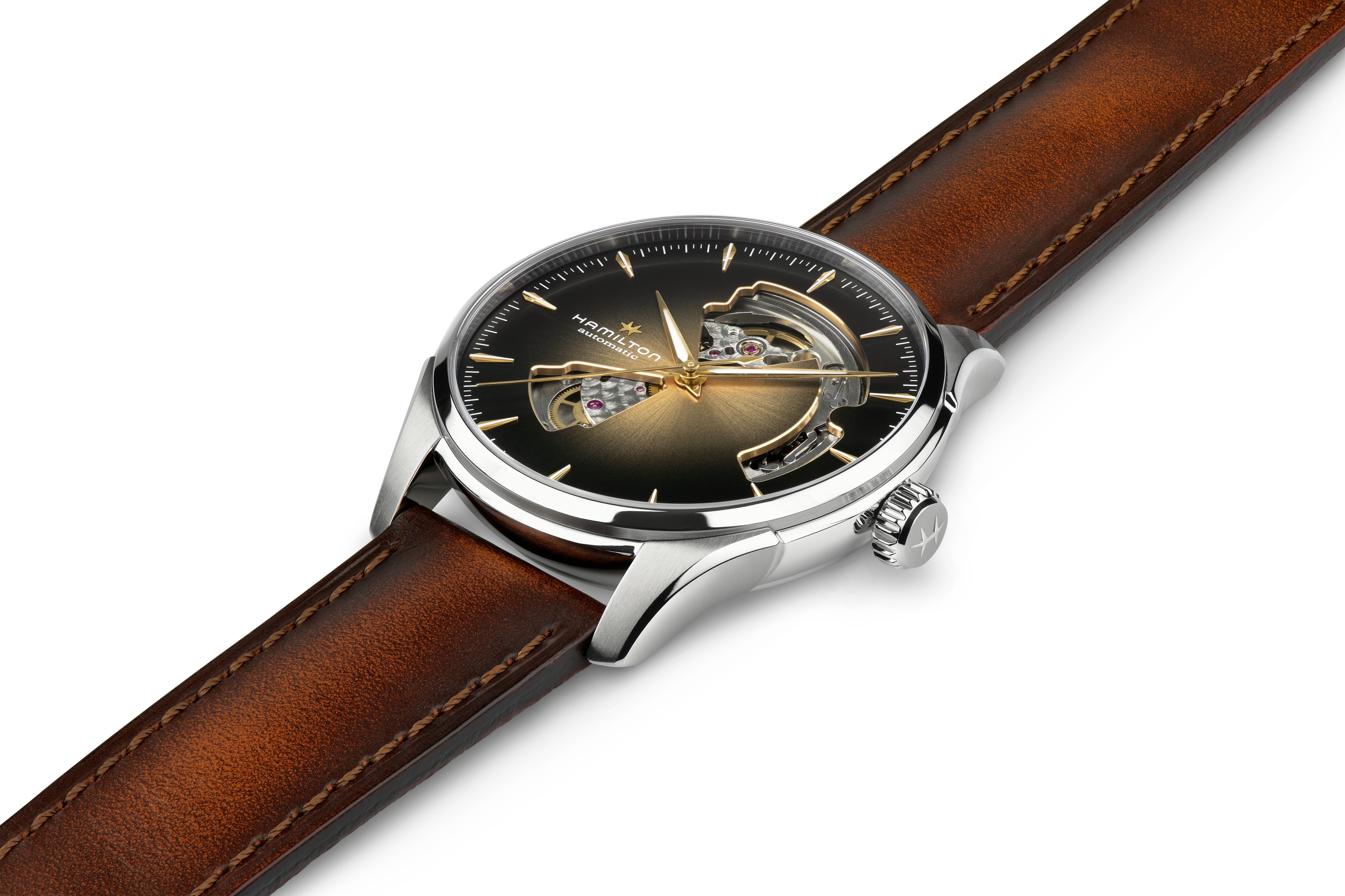 OROLOGIO HAMILTON JAZZMASTER OPEN HEART AUTO 40mm H32675501