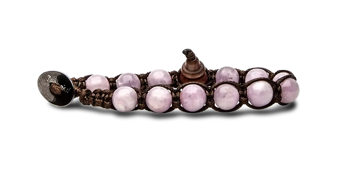 BRACCIALE TAMASHII CLASSICO 8mm - KUNZITE BRACCIALE TAMASHII CLASSICO 8mm - KUNZITE