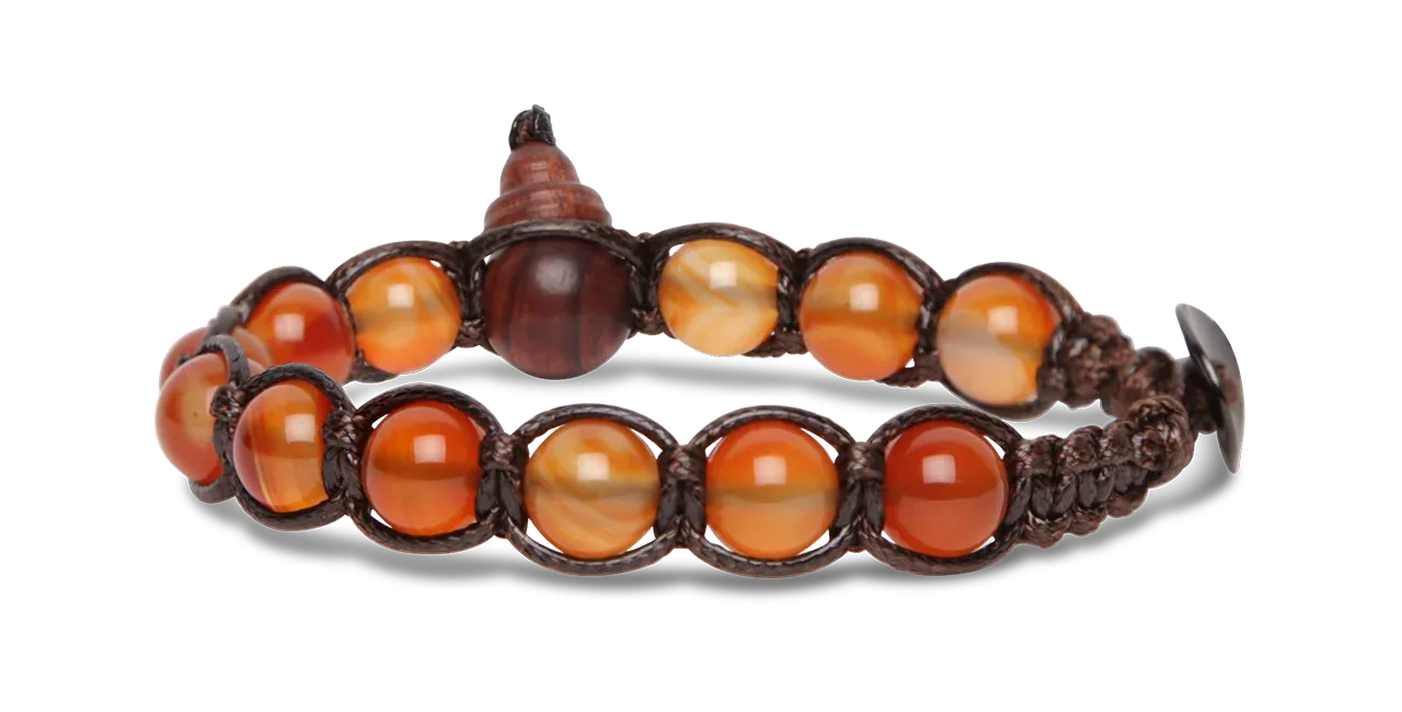 BRACCIALE TAMASHII CLASSICO 8mm - CORNIOLA