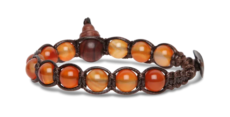 BRACCIALE TAMASHII CLASSICO 8mm - CORNIOLA