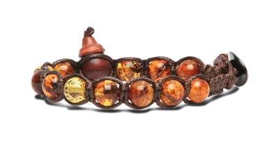 BRACCIALE TAMASHII CLASSICO 8mm - AMBRA