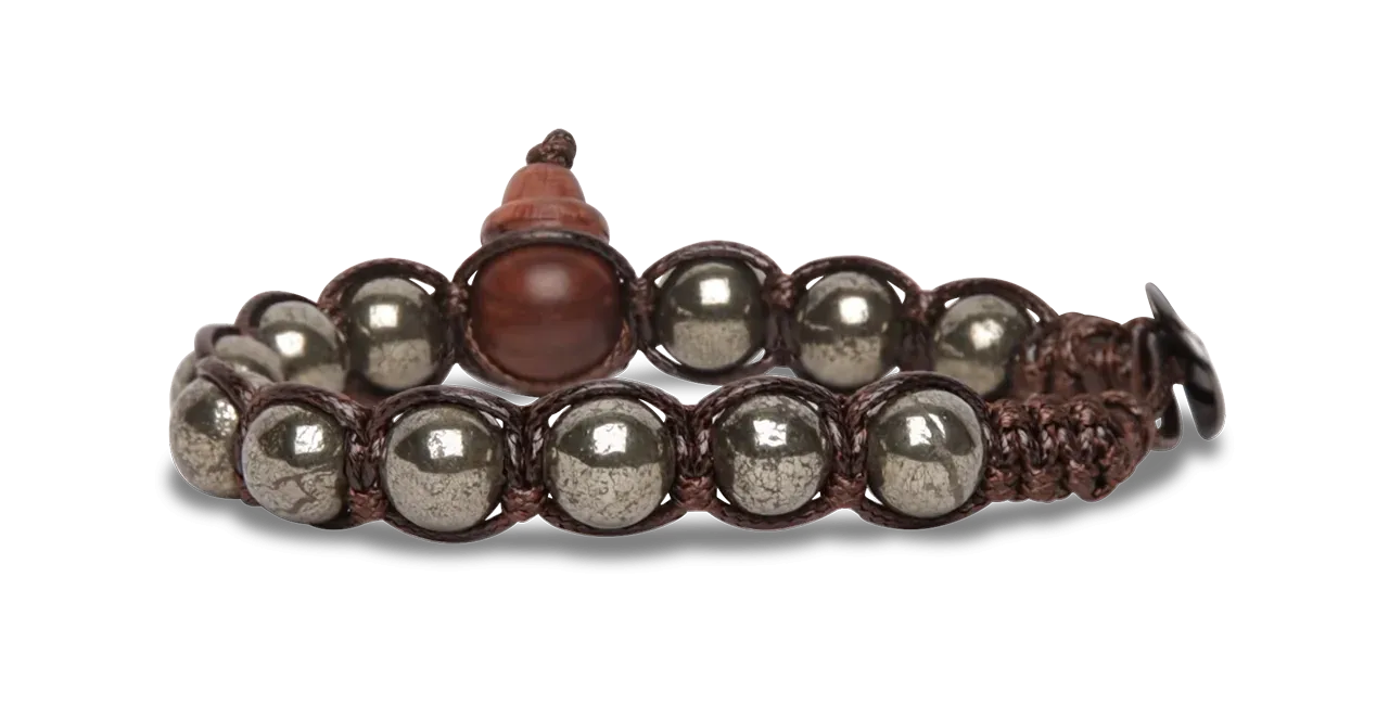 BRACCIALE CLASSICO TAMASHII 8mm - PIRITE
