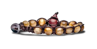 BRACCIALE TAMASHII CLASSICO 8mm - OCCHIO DI TIGRE GOLD