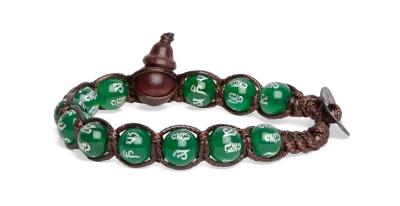 BRACCIALE TAMASHII MANI STONES - AGATA VERDE