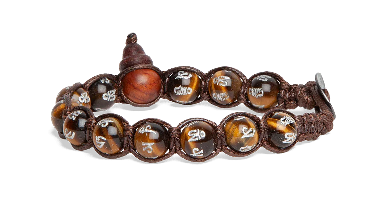 BRACCIALE TAMASHII MANI STONES - OCCHIO DI TIGRE MARRONE
