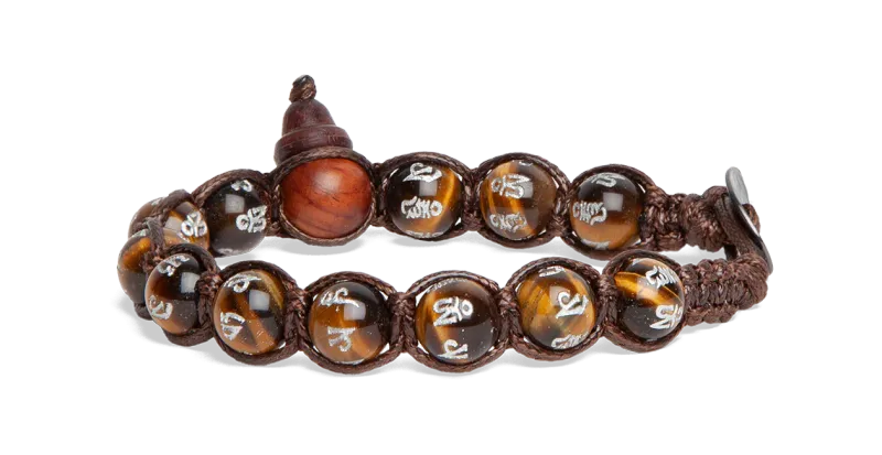 BRACCIALE TAMASHII MANI STONES - OCCHIO DI TIGRE MARRONE