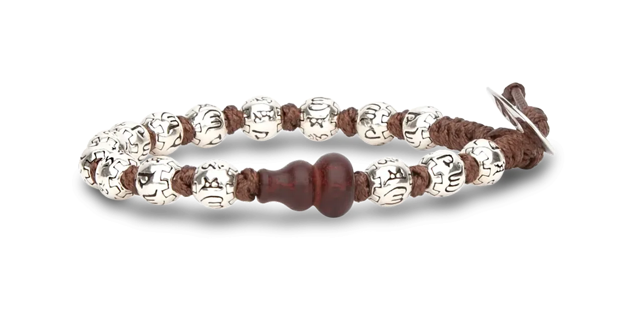 BRACCIALE TAMASHII 8mm - SFERE IN ARGENTO 925