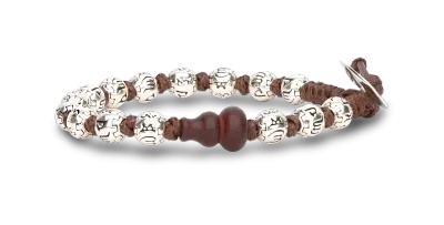 BRACCIALE TAMASHII 8mm - SFERE IN ARGENTO 925