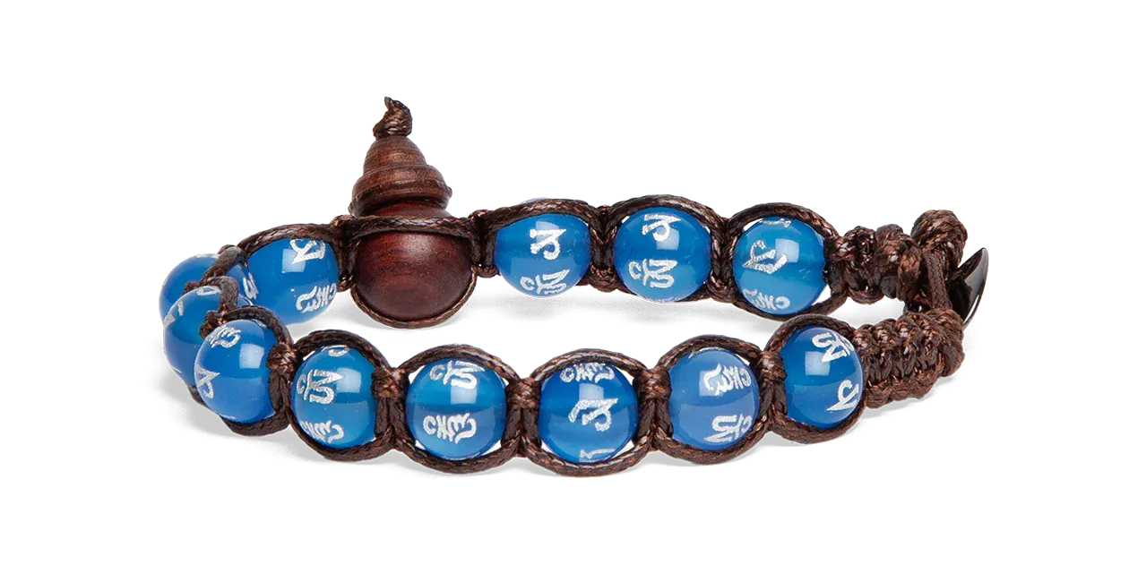 BRACCIALE TAMASHII MANI STONES - AGATA BLU