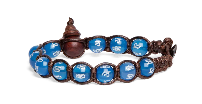 BRACCIALE TAMASHII MANI STONES - AGATA BLU