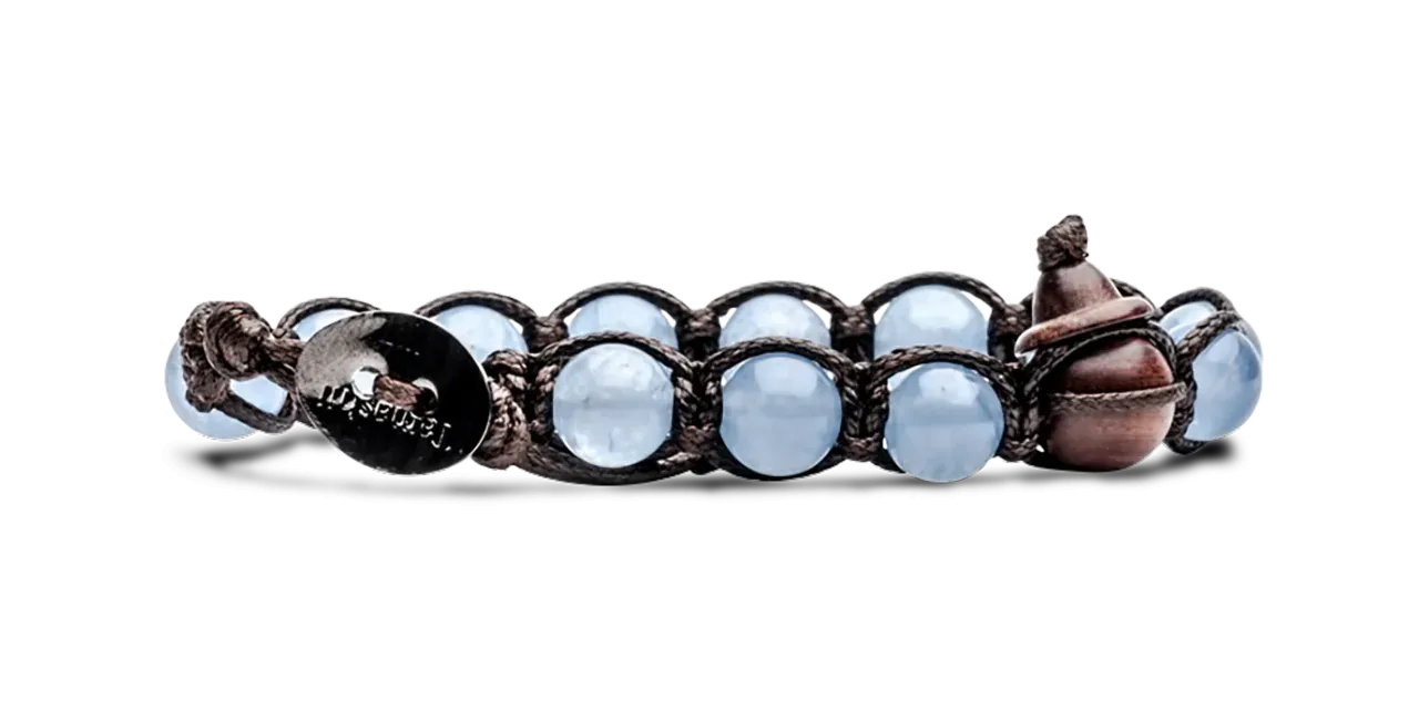 BRACCIALE TAMASHII CLASSICO 8mm - AGATA OCEANO