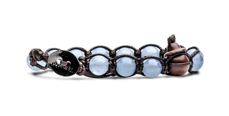BRACCIALE TAMASHII CLASSICO 8mm - AGATA OCEANO
