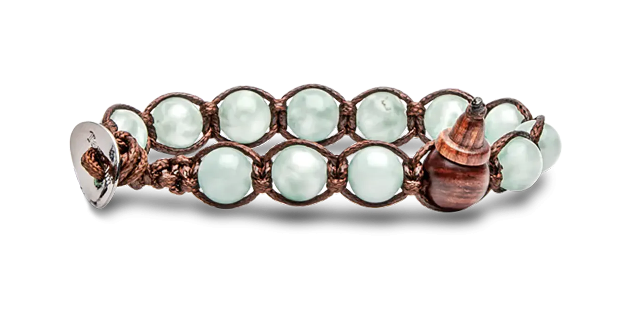 BRACCIALE TAMASHII CLASSICO 8mm - ANGELITE VERDE