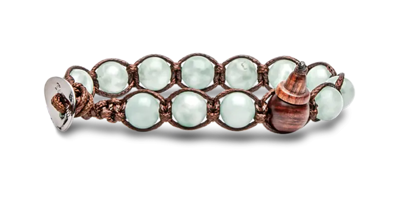 BRACCIALE TAMASHII CLASSICO 8mm - ANGELITE VERDE