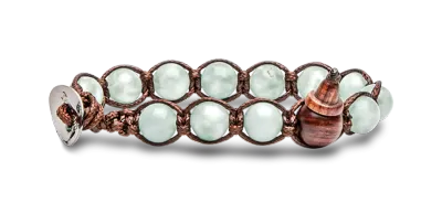 BRACCIALE TAMASHII CLASSICO 8mm - ANGELITE VERDE BRACCIALE TAMASHII CLASSICO 8mm - ANGELITE VERDE