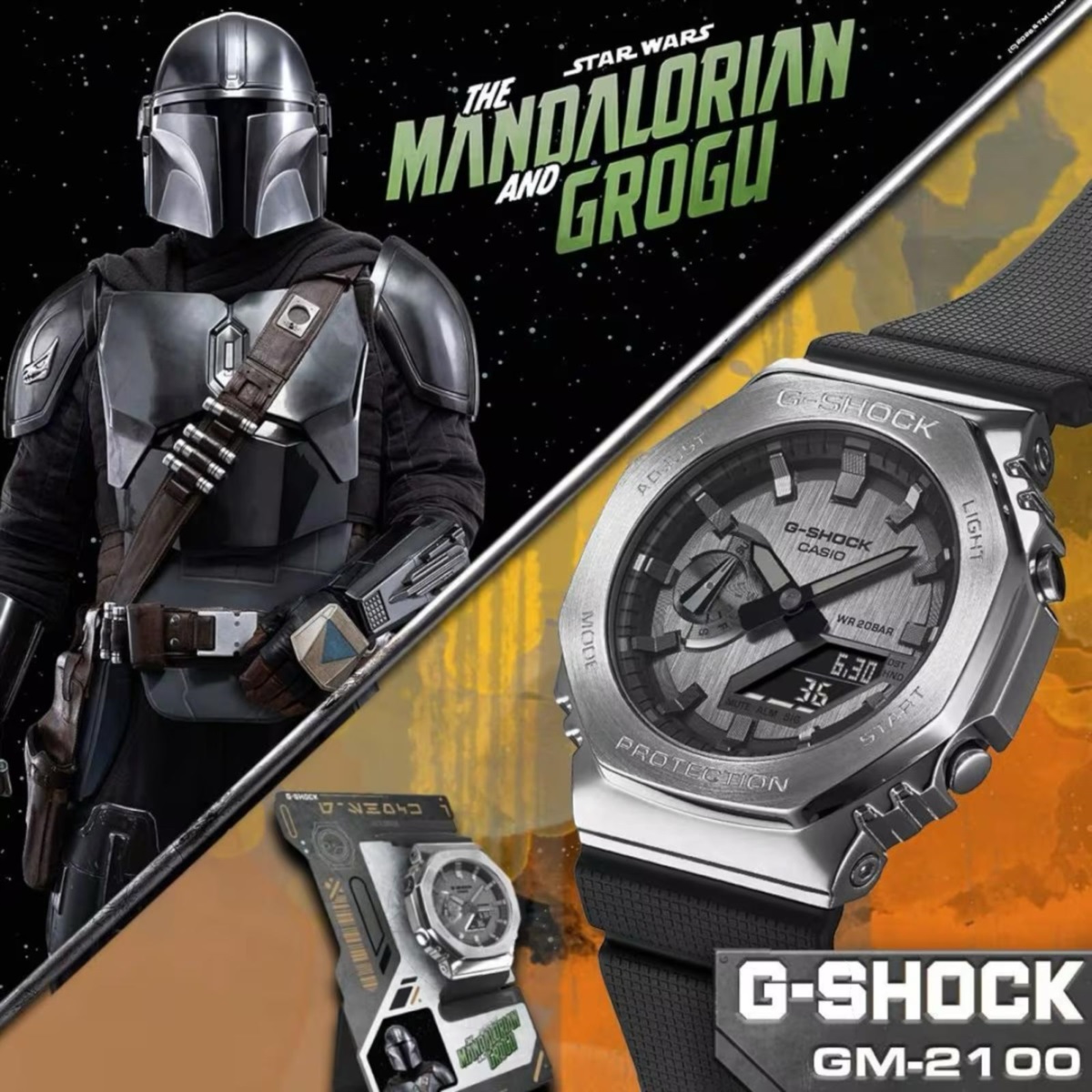 OROLOGIO G-SHOCK MANDALORIAN GM-2100-1AER-MAN