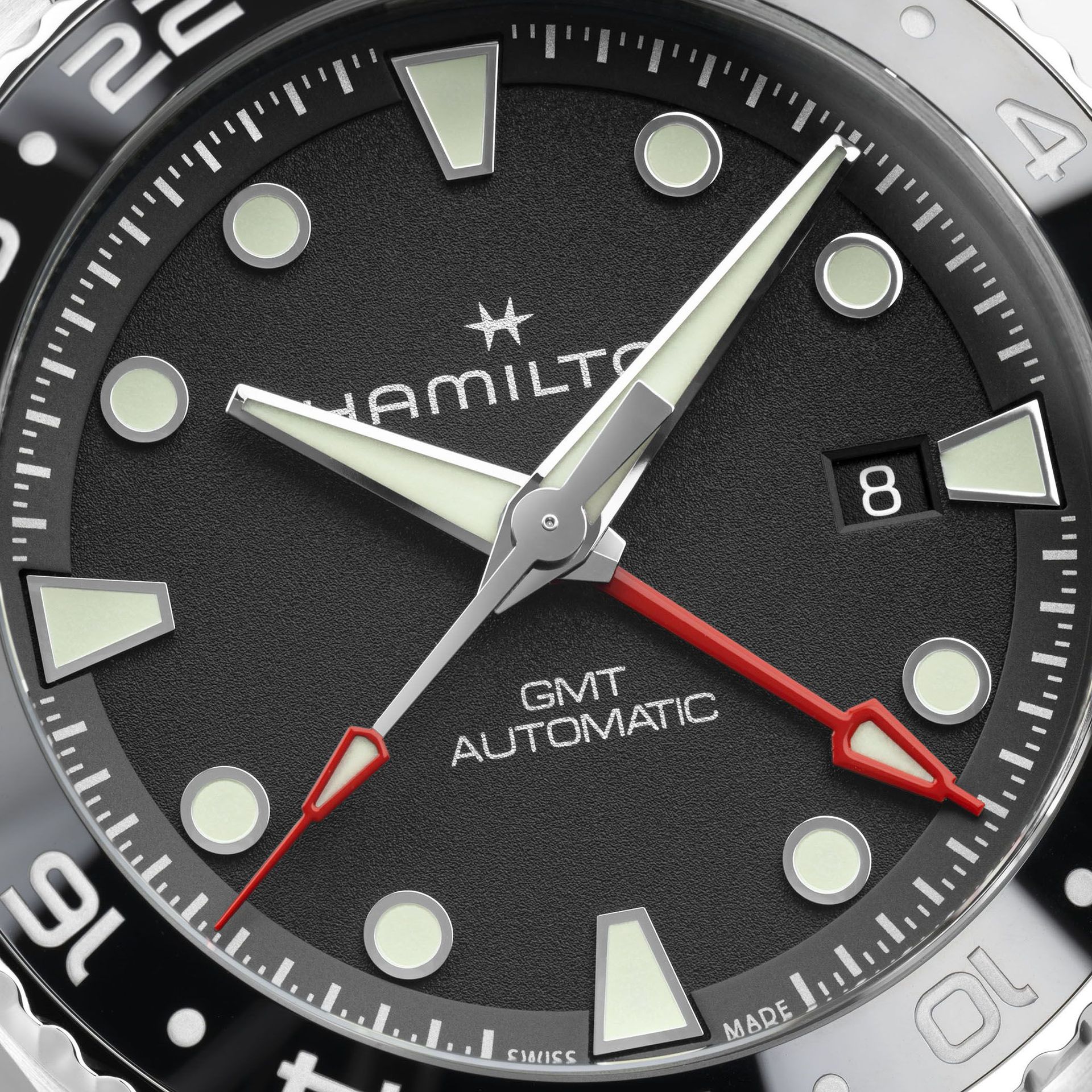 OROLOGIO HAMILTON KHAKI NAVY SCUBA AUTO GMT 43mm H82555330