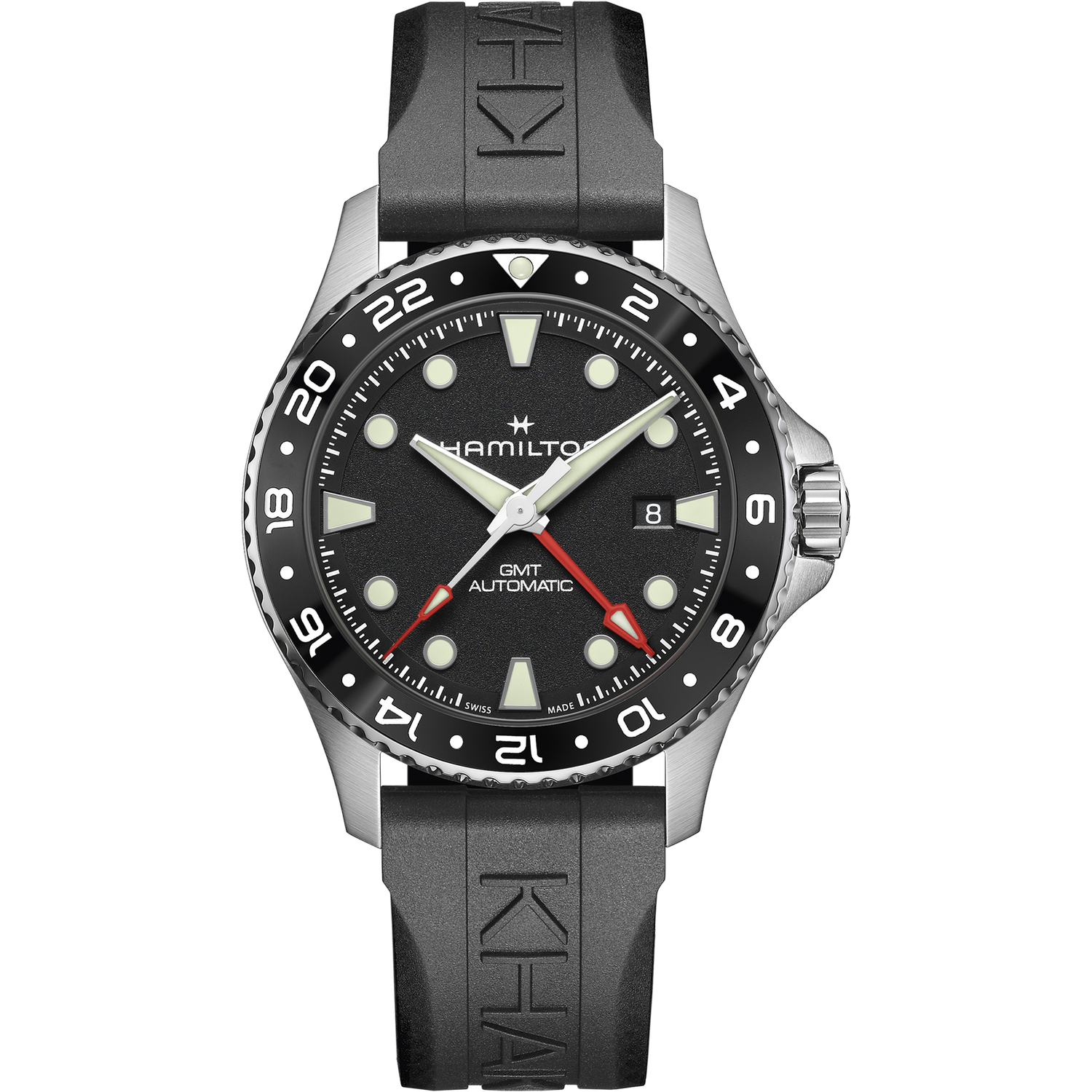 OROLOGIO HAMILTON KHAKI NAVY SCUBA AUTO GMT 43mm H82555330