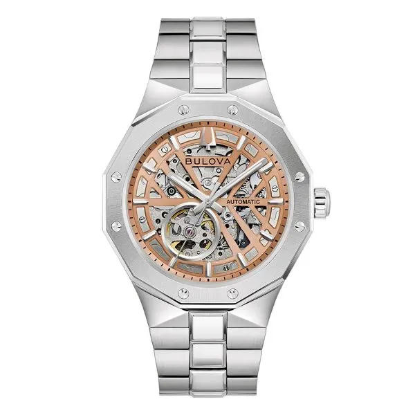 OROLOGIO BULOVA OCTAGON SKELETON 96A351 OROLOGIO BULOVA OCTAGON SKELETON 96A351