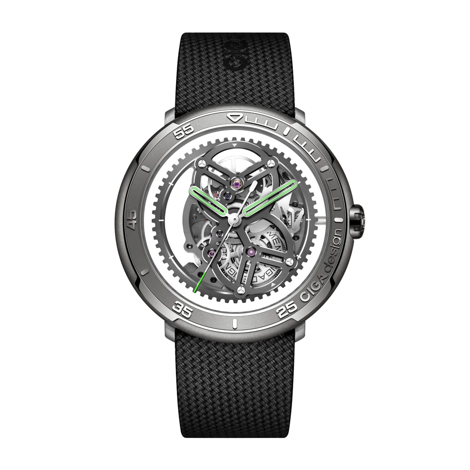 OROLOGIO CIGA DESIGN VECTOR TITANIUM GREY V011-TIGR-6B