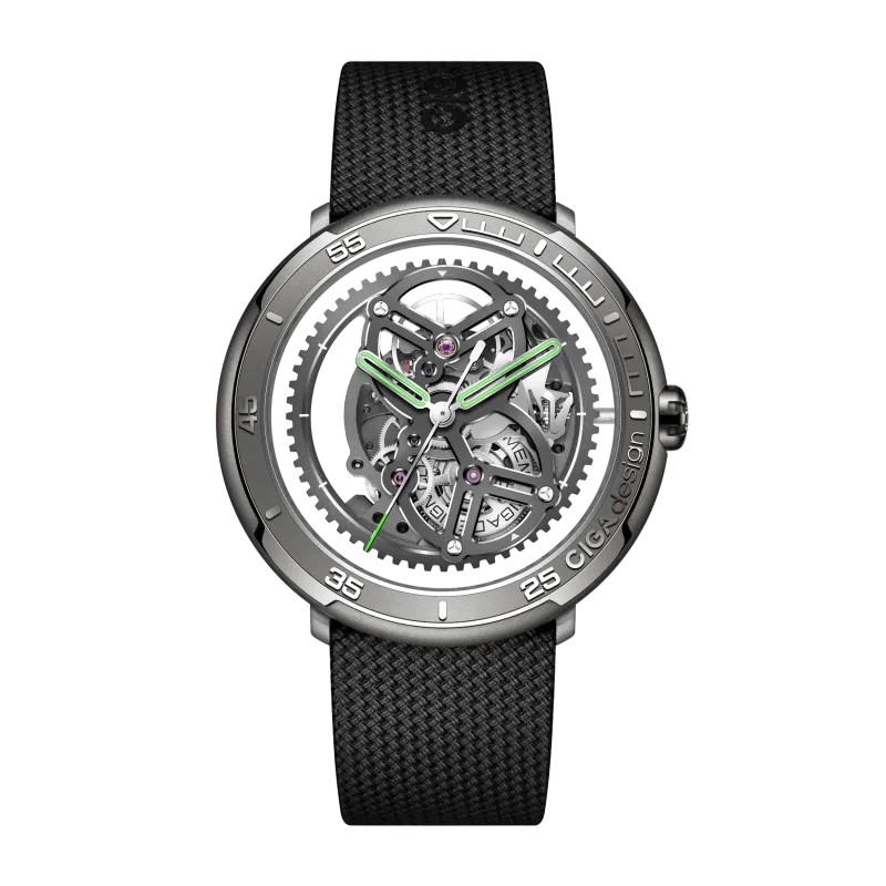 OROLOGIO CIGA DESIGN VECTOR TITANIUM GREY V011-TIGR-6B