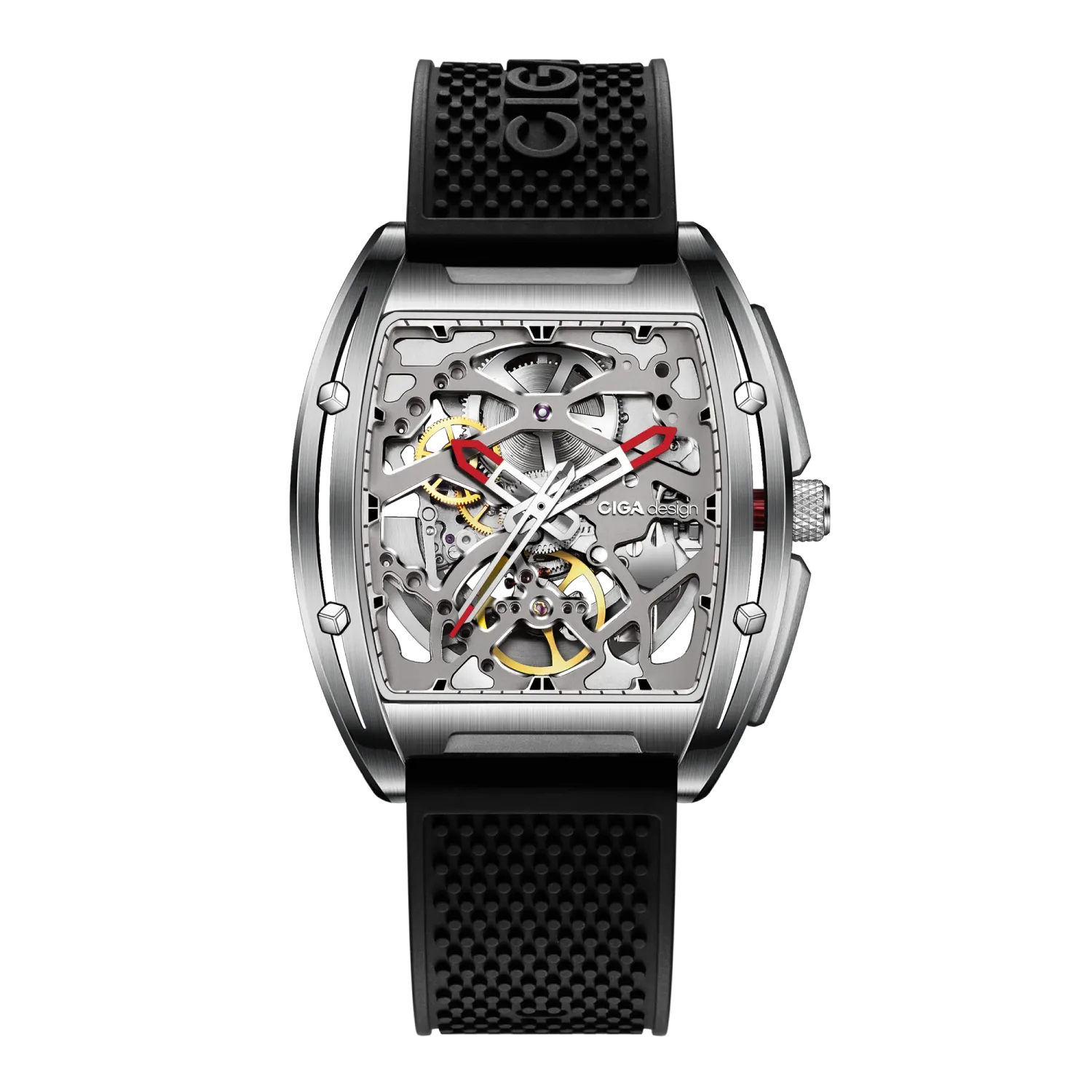 OROLOGIO CIGA DESIGN EDGE STEEL Z031-SS01-W5BK