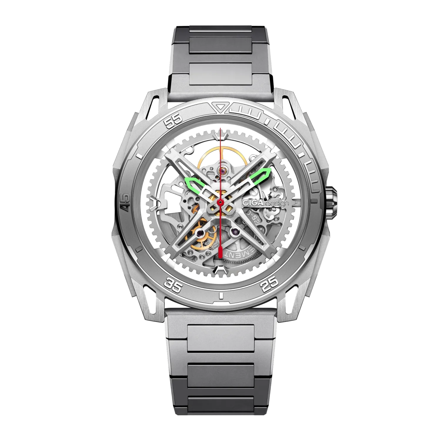OROLOGIO CIGA DESIGN FALCON STEEL Z039-SS01-1S OROLOGIO CIGA DESIGN FALCON STEEL Z039-SS01-1S