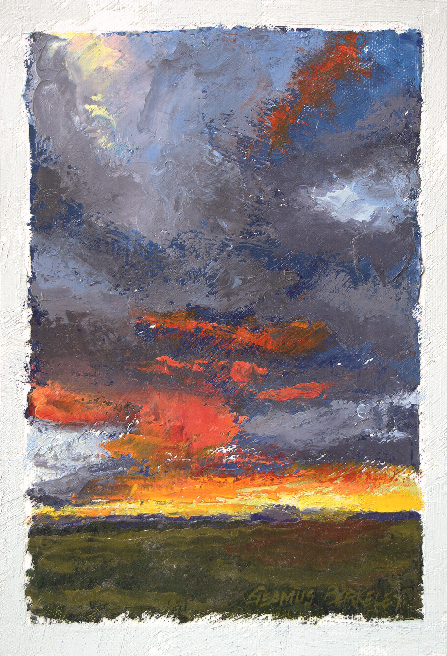 'Sun Setting on the Mesa' Painting