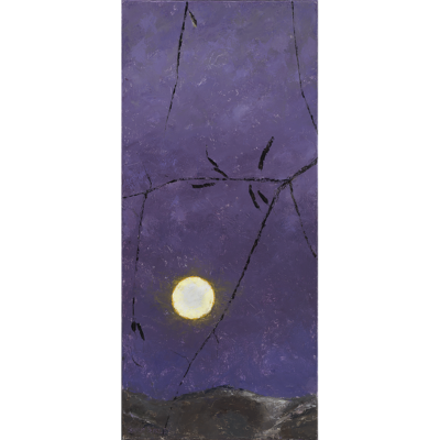 'Full Moon over Mountain, Taos' Painting