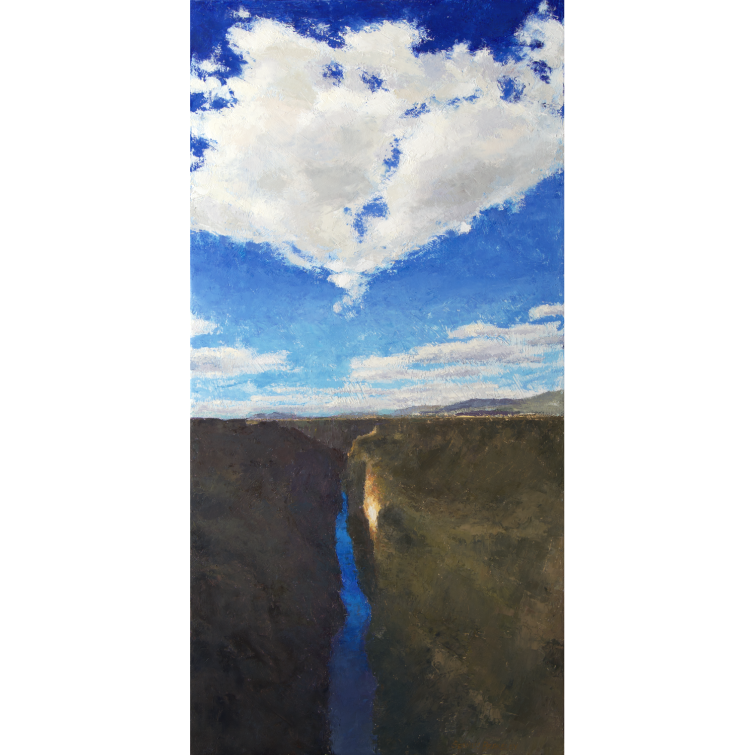 'Gorge Clouds' Painting