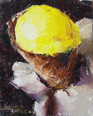'Mango Agave Sorbet' Painting