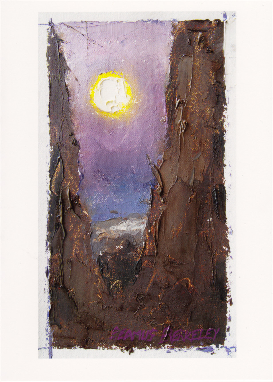 ‘Full Moon in Tree, Taos’ Notecard
