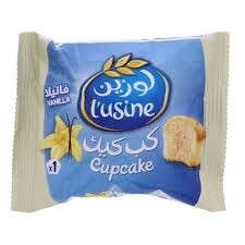 كب كيك لوزين بالفانيلا
