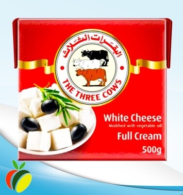 جبن بيضاء فيتا الثلاث بقرات كامله الدسم
