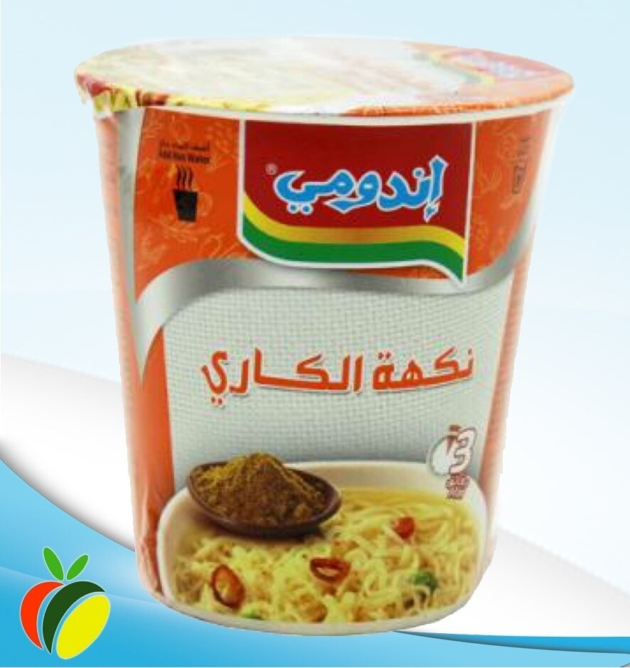 اندومي كوب بنكهة الكاري