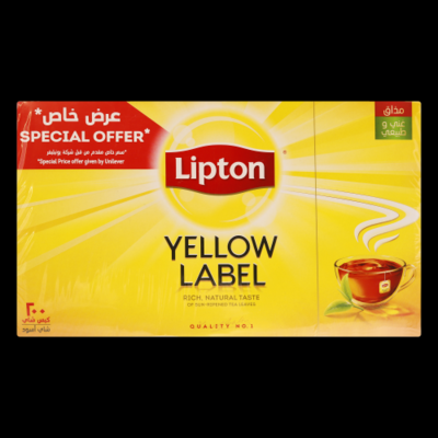 شاي ليبتون ٢٠٠ كيس