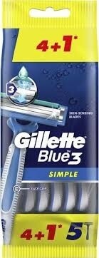 ماكينة حلاقه Gillette blue ٤+ ١ مجانا