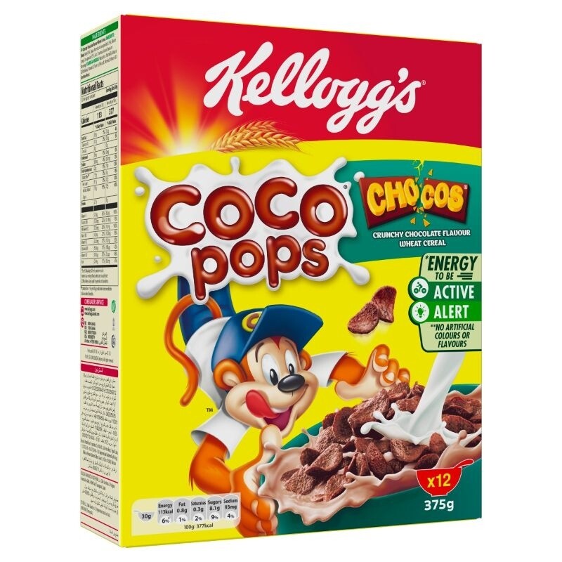 coco pops رقائق حبوب القمح ٣٧٥ جرام