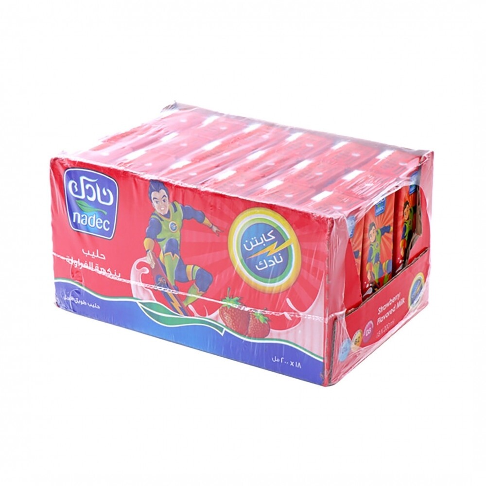  nadic Strawberry Flavored milk 18×125ml