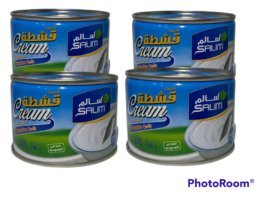 قشطه سالم (منتج سعودي) ١٧٠ جرام × ٤