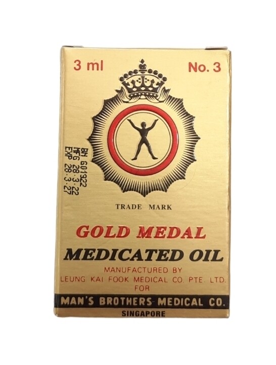 GOLD MEDAL MEDICATED OIL 3ML